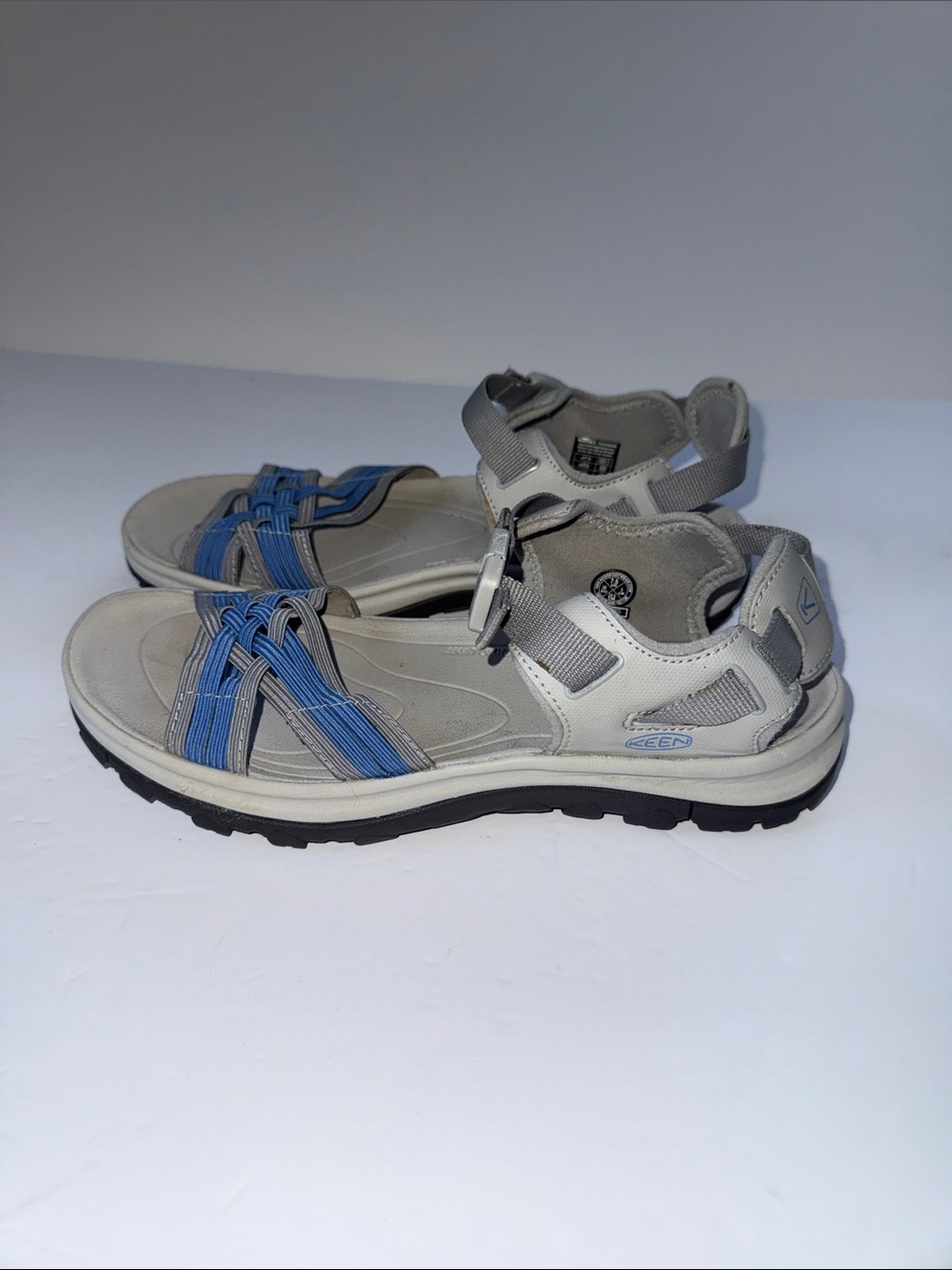 KEEN Kids Gray and Blue Sport Sandals